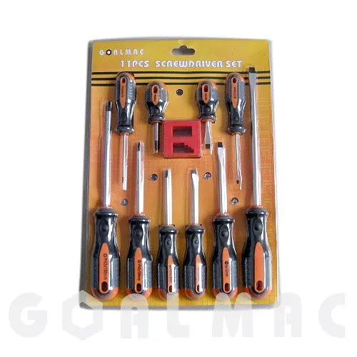 Soft handle precision salable mini 6pc screwdriver set