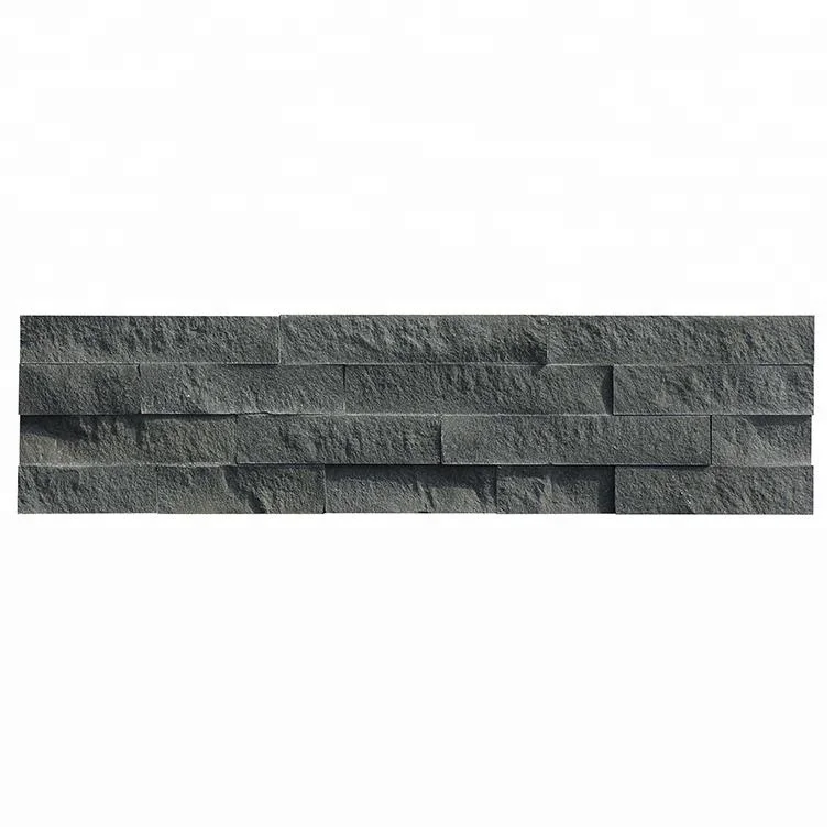 
Decorstone24 China Factory Blue Basalt Stone Tile Splitface Wall Cladding Panel 6x24 Inch 