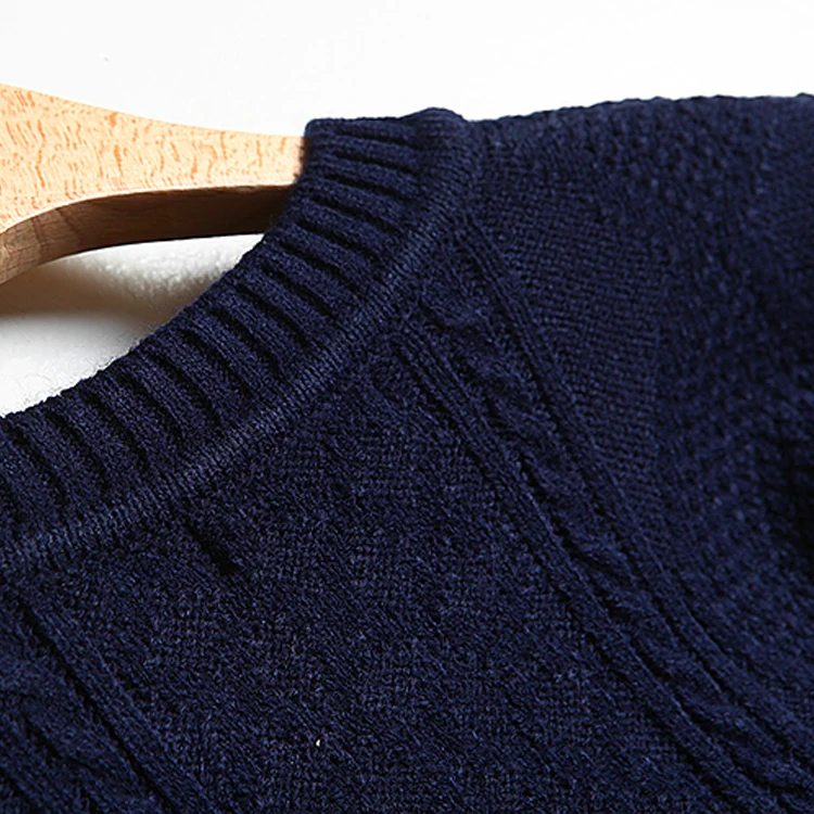 Men 100% Acrylic Fashion Stripe Color Sweater 2024 Clothes Men Sweater Knitting Custom Design