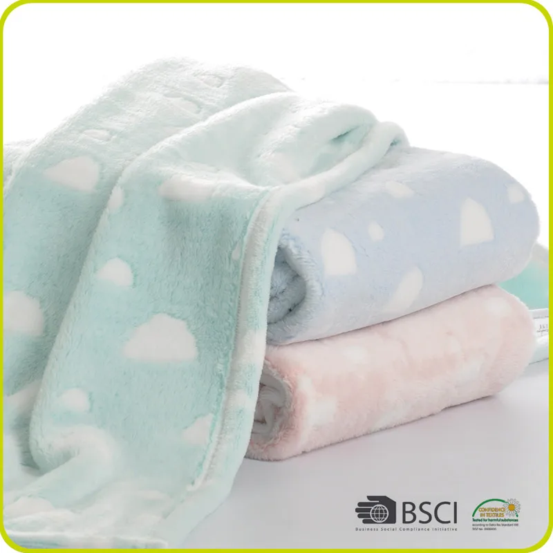 Dog Car Blanket Puppy Cuddle Play Blanket Fleece Pet Blanket 100% Polyester Winter Babies Plain Printed Knitted 280gsm