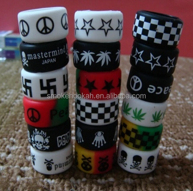 22mm silicone rubber vape band cheap custom silicone vape band design