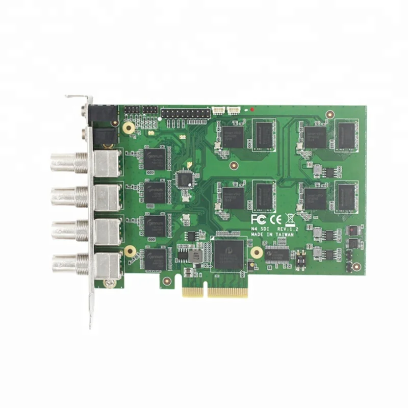 4 канала PCIe 4U SDI SDK Поддержка webcasting видео и аудио карты