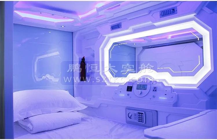 Крупнейший дизайнер и производитель в Китае, Капсульная кровать для отеля, Капсульная двухъярусная кровать, звукоизоляционная Капсульная кровать