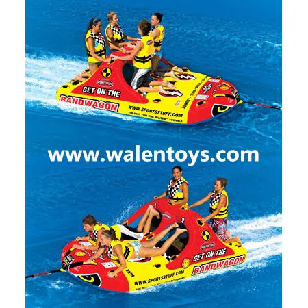 Надувная горнолыжная трубка Airhead Blast 54, водные лыжи, буксируемые надувные водные виды спорта Ringo / Donut / Tube