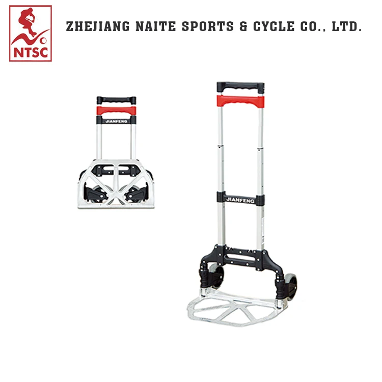 Прочный металлический складные тележки корзину/Платформа толкать стороны корзину