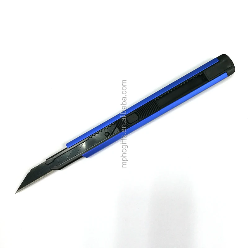 
Top Quality Aluminum Alloy Retractable Black color Blade Utility cutter Knife 