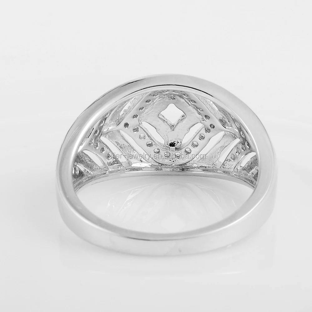 Big Midi Style Ring Top Quality Factory Price Sale Zirconia Ring Silver 925 R-303