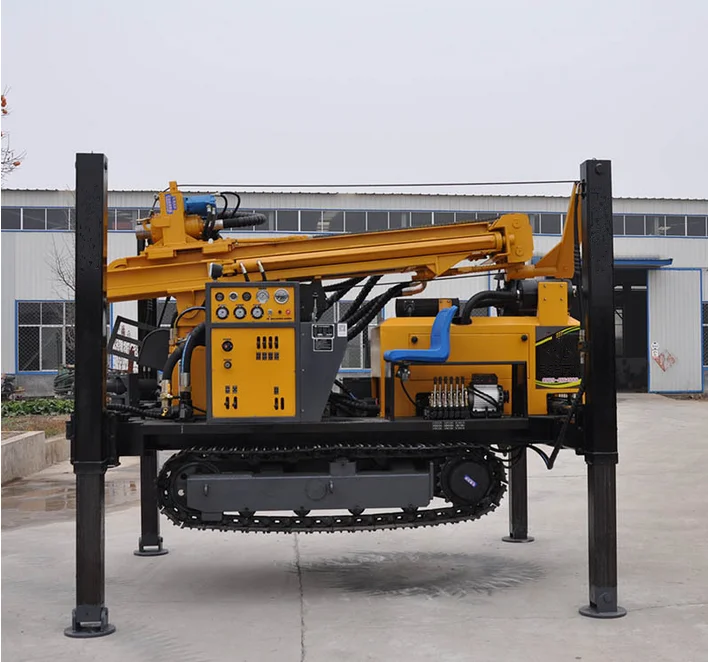 BDM-200T model track mounted DTH water well drilling rig