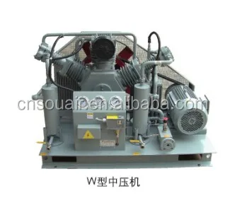 Souair Oil-free Medium High pressure Air Compressor 0.1-8Nm3/min 16.5mpa Nature gas Helium