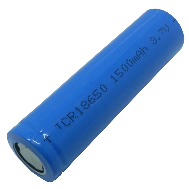 
Rechargeable 18650 Lithium ion battery 3.7v 1500mAh li ion battery cell 