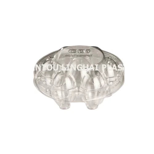 Wholesale Clear Disposable Plastic Egg Storage Container Egg Shaped Container
