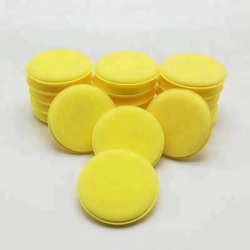 Factory Direct Selling  Wholesale Colorful  Sponge Car Wax  Applicator