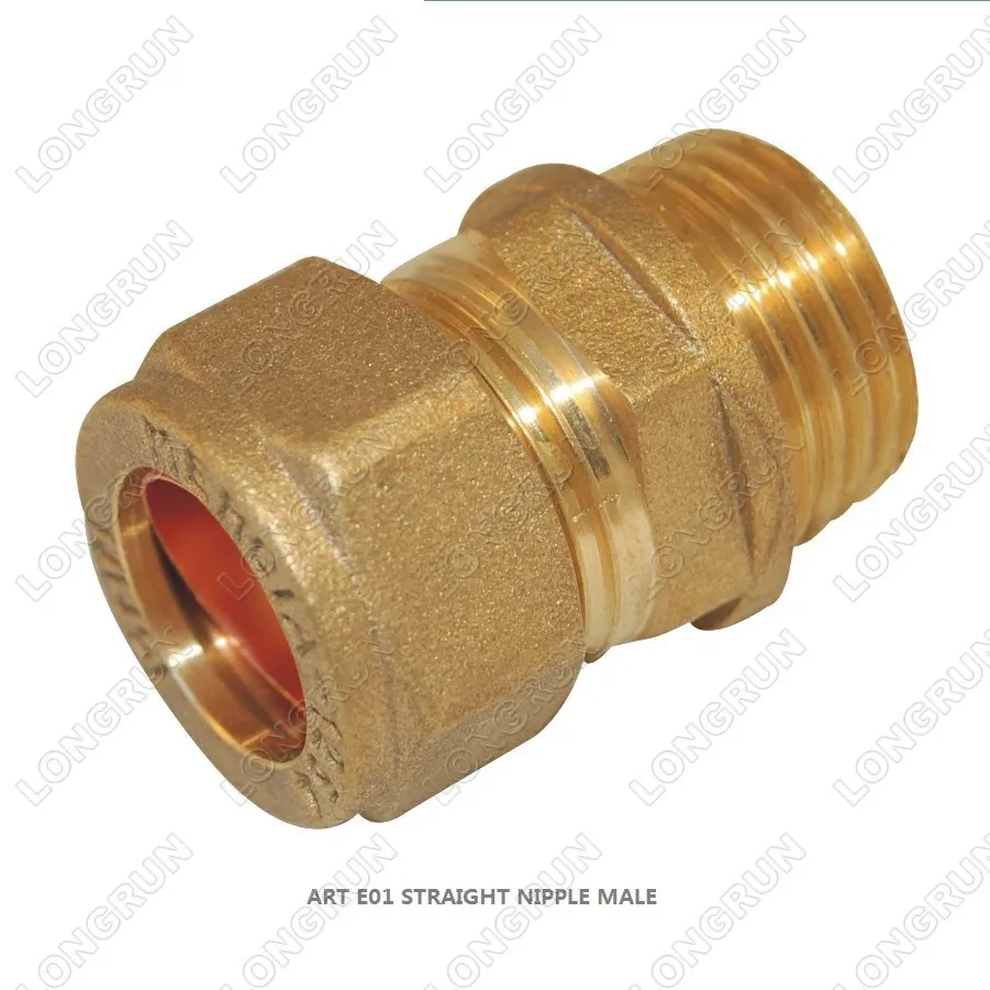 High Quality Precision Hardware Fitting Brass Valve Fittings Plumbing For Home Use
