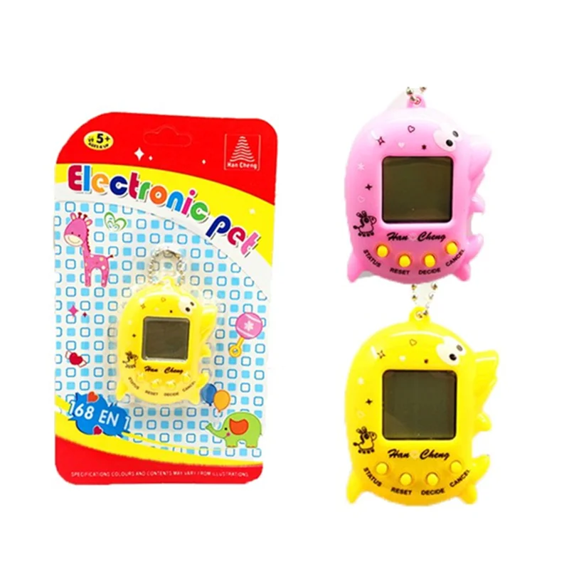 Коробка ПЭТ игры машина с цепочкой Multi цвет Tamagotchi игры игрушки OEM подарок