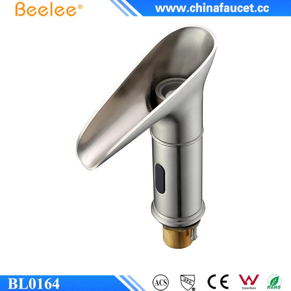 Beelee Automatic Faucet Bathroom LED  Basin Waterfall Sensor Faucet