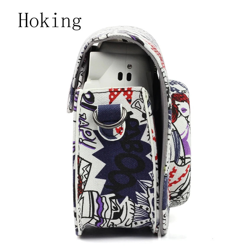 Ретро комиксов сумка для фотоаппарата для Fujifilm Instax Mini 8 мгновенная пленочная камера