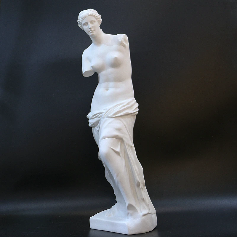Resin art statue classic ancient greek goddess statue white Venus staute