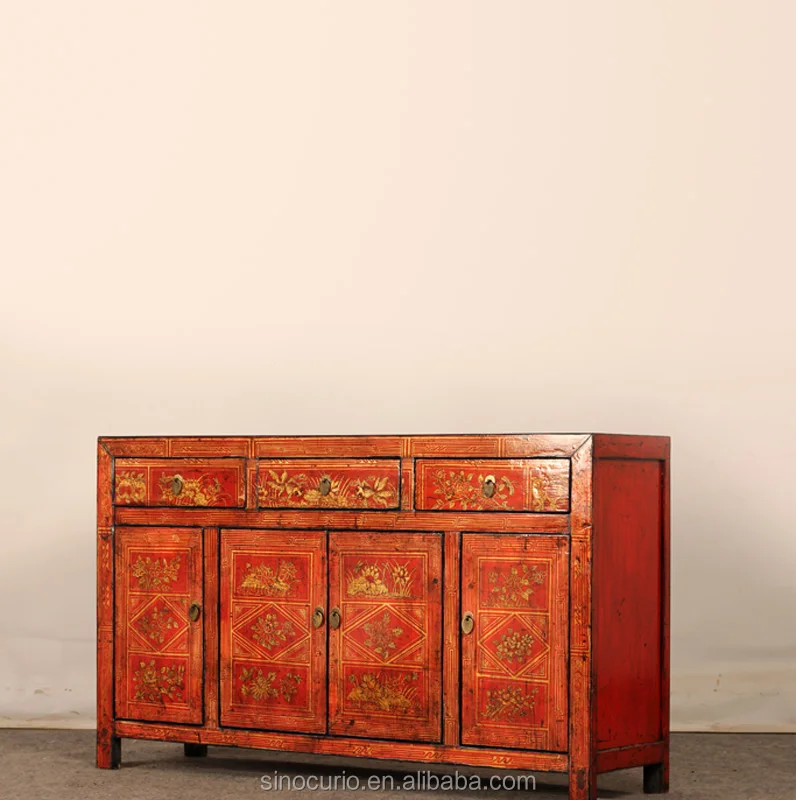Антикварная китайская окрашенная мебель Dongbei