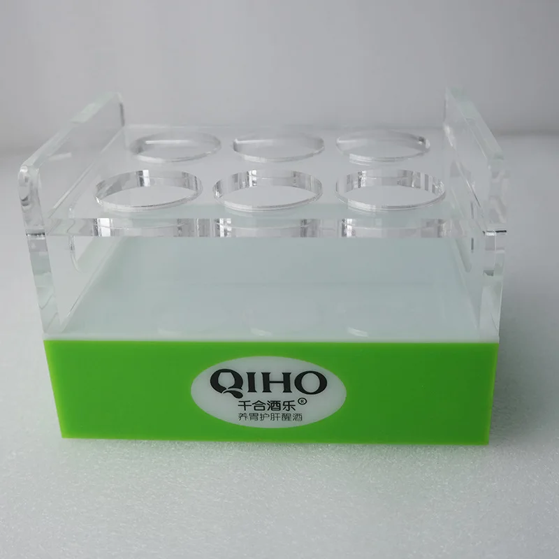 
Manufacture acrylic bar glass holder,plexiglass drinking cup stand 