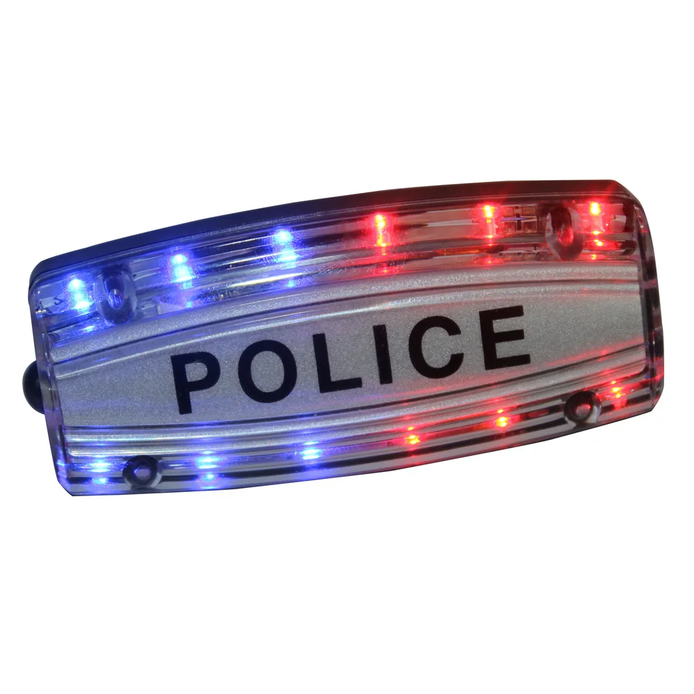 Красно-синий предупреждающий проблесковый наплечный фонарь для улицы мини-предупреждающий мигающий проблесковый светодиодный наплечный фонарь