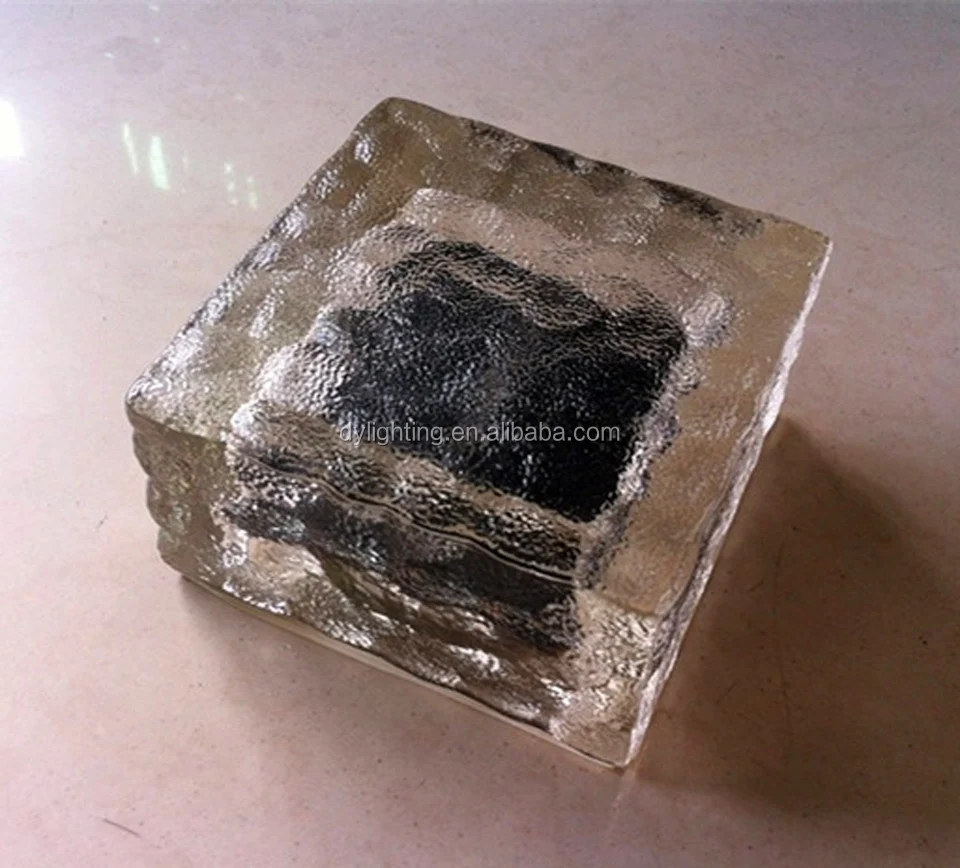 Stone Garden Brick Lamps Outdoor Led Solar Ice Brick Lights
