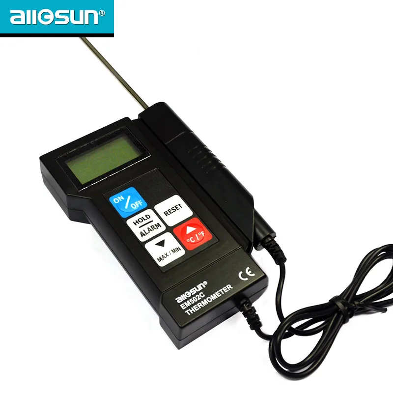 Термометр All-sun EM502C с длинным кабелем Прямая поставка завода OEM приемлемый