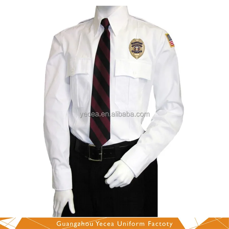 
Good quality man shirt for security guard uniform 
