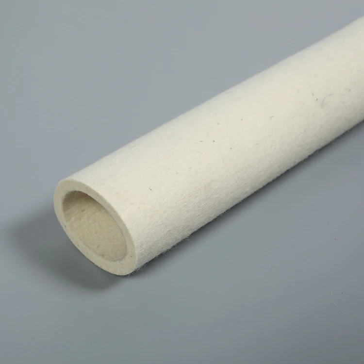 
High Temperature Resistant 5 mm 100% Wool Felt tube 