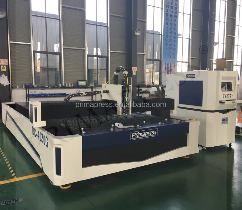 Prima 2019 низкая цена 1 кВт 2 кВт 3 кВт 4 кВт CNC гидравлическая волоконная лазерная машина для резки листового металла 2000 Вт