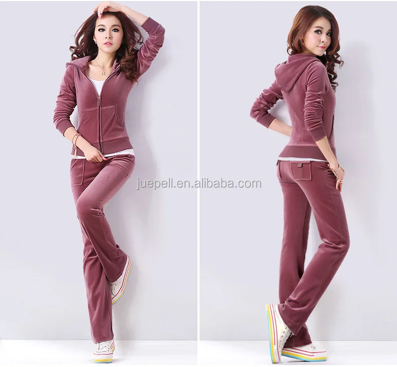 
Fashion casual woman sportswear two pieces in one set pure color with hat for spring autumn 