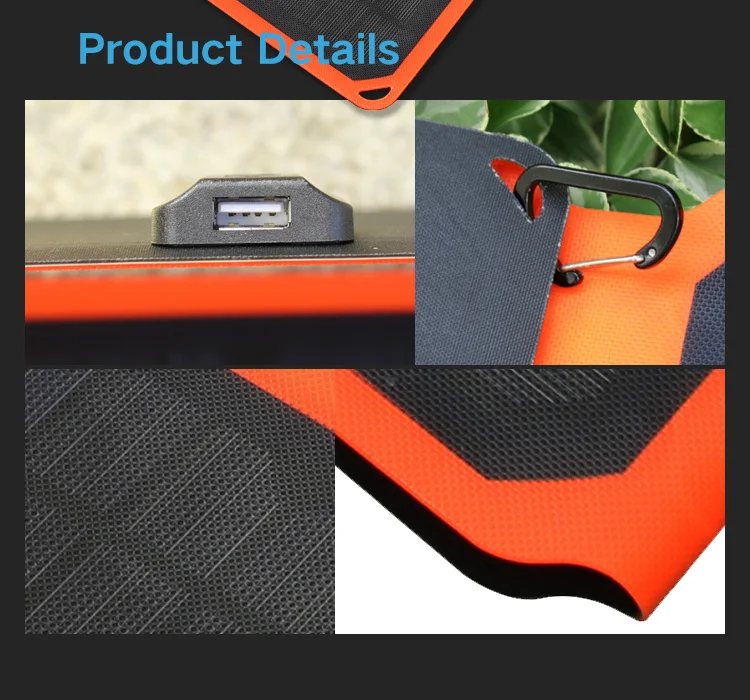 Customized Mini Solar Panel 15W 3A Solar Charger 5V External Battery Solar Panel System  For Outdoor Camera