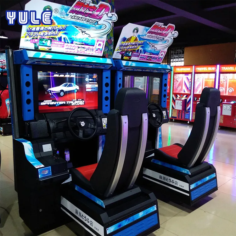 2018 Coin indoor amusement initial D arcade machine simulator outrun driving car racing motion game video machine for adult