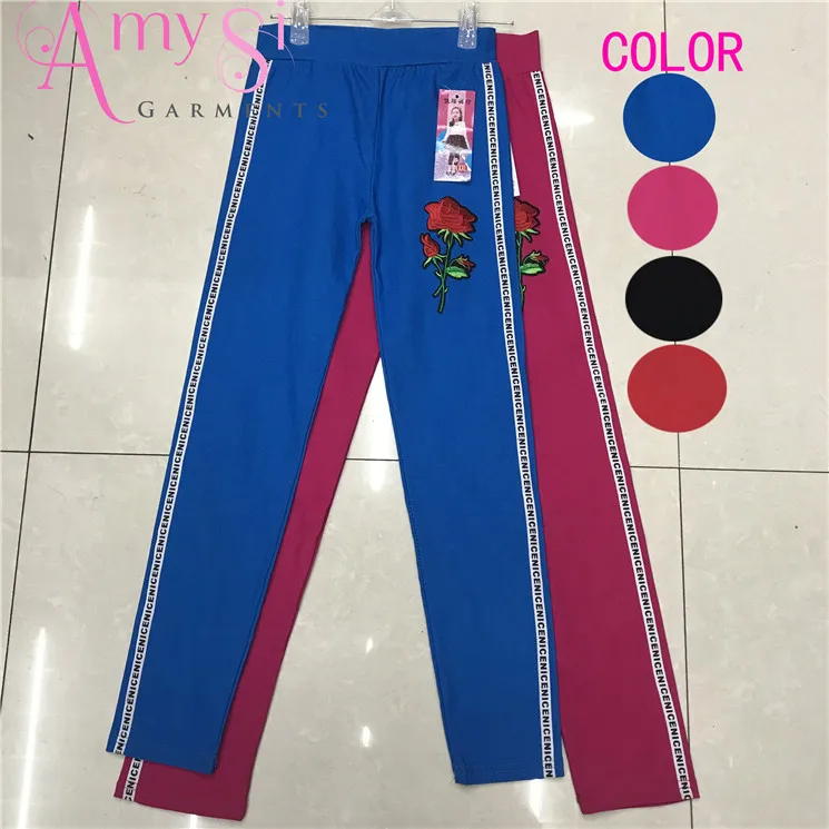 1.34 USD GK02 flower design elastic tight 5 - 8 years kids girls children pants, children trousers, children pants leggings