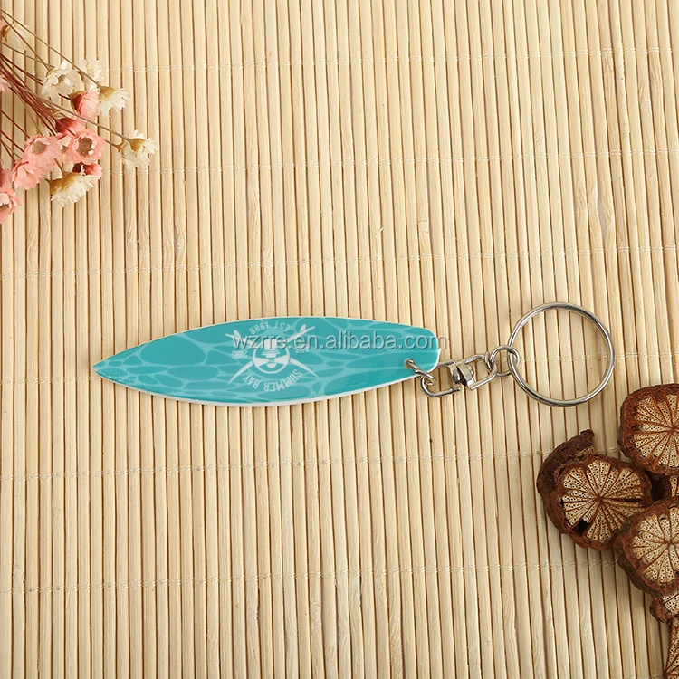 Most popular Personalized Plastic surfboard keychain