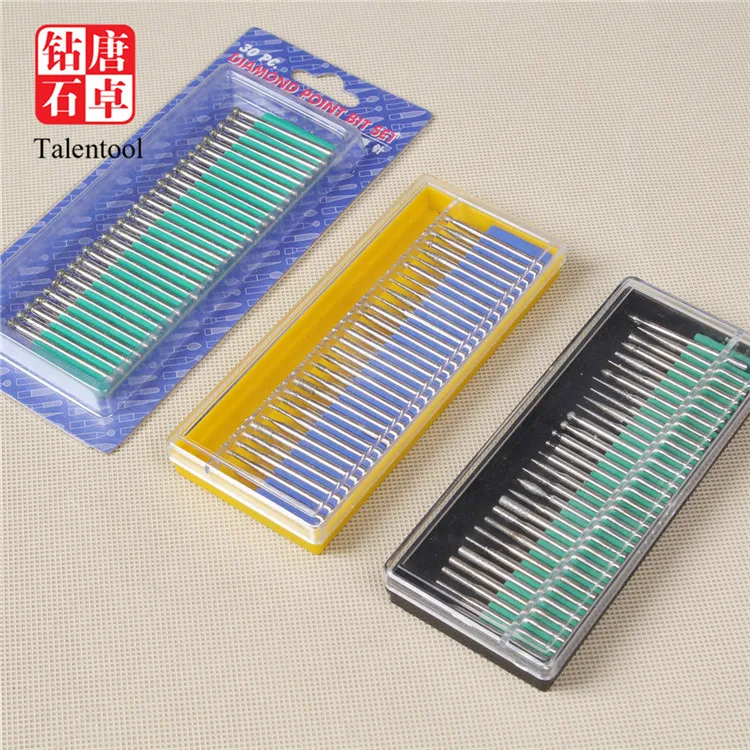 carve tools and diamond mounted point diamond coated used on stone glass tile for polishing and carving