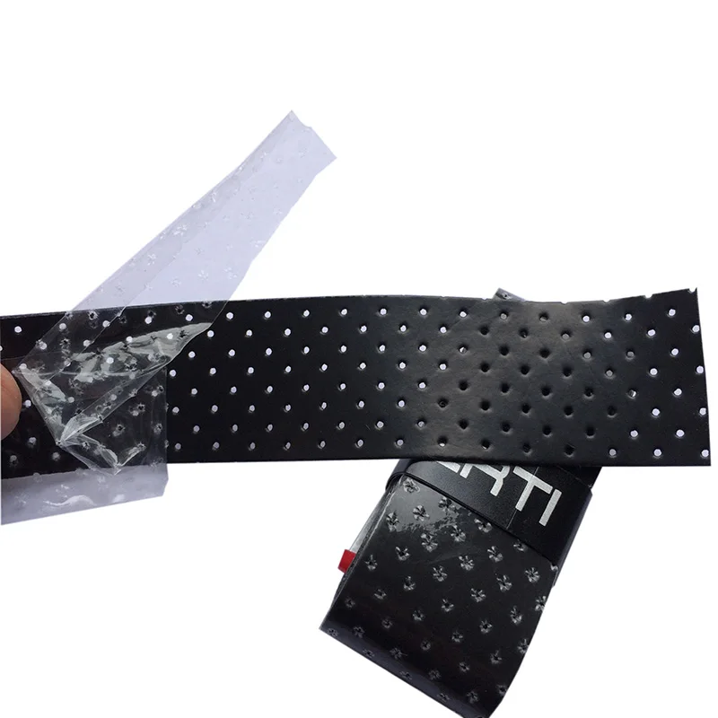 POWERTI 7pcs/lot Stick Perforated Sweatband Tennis Racket Overgrip Sweat Viscosity Breathable Grip for Badminton Racket