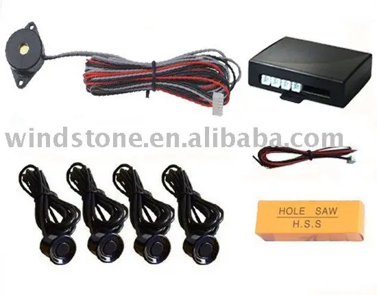 Parking Reversing Sensor Kit Buzzer System Alarm Car Parking Assistan System