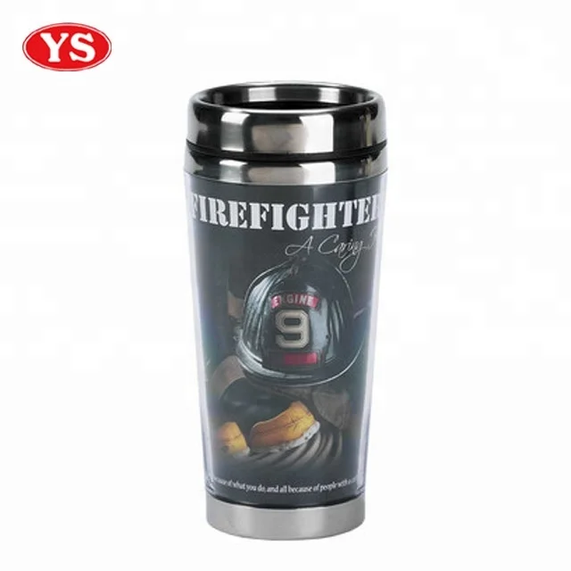 16oz DIY stainless steel coffee mug with changeable insert