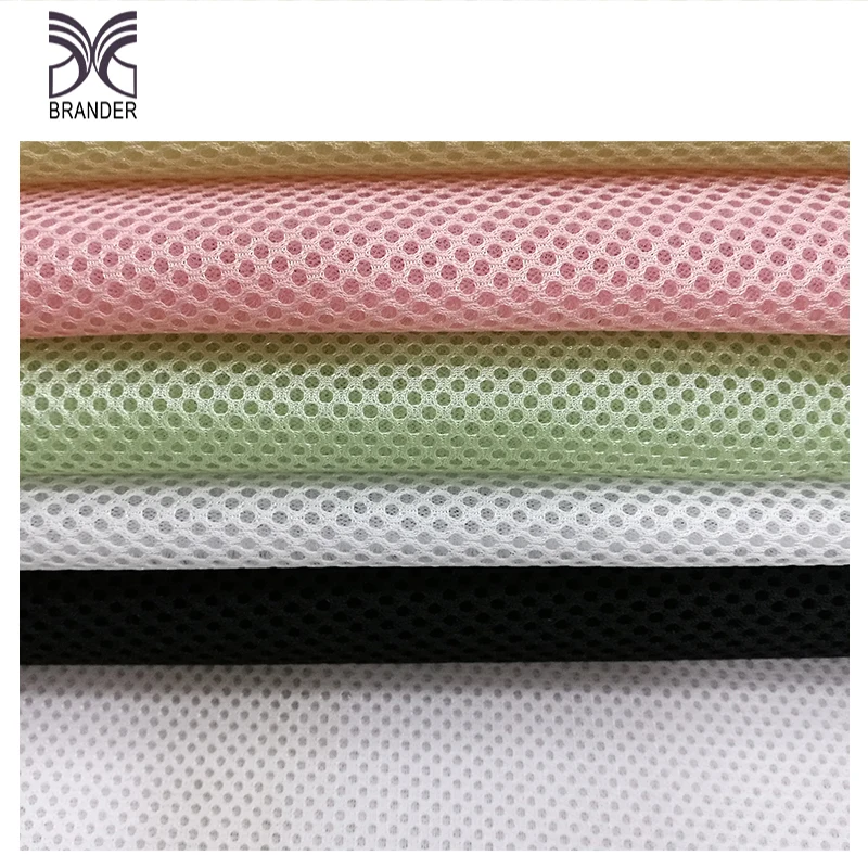 100% polyester 3D mesh fabric padding to create a pillow
