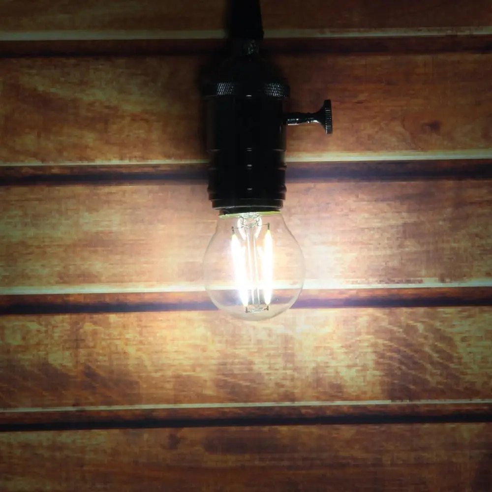 Factory wholesale high lumen home or outdoor lighting dimmable e27/e26/b22 filament lamp led light bulb