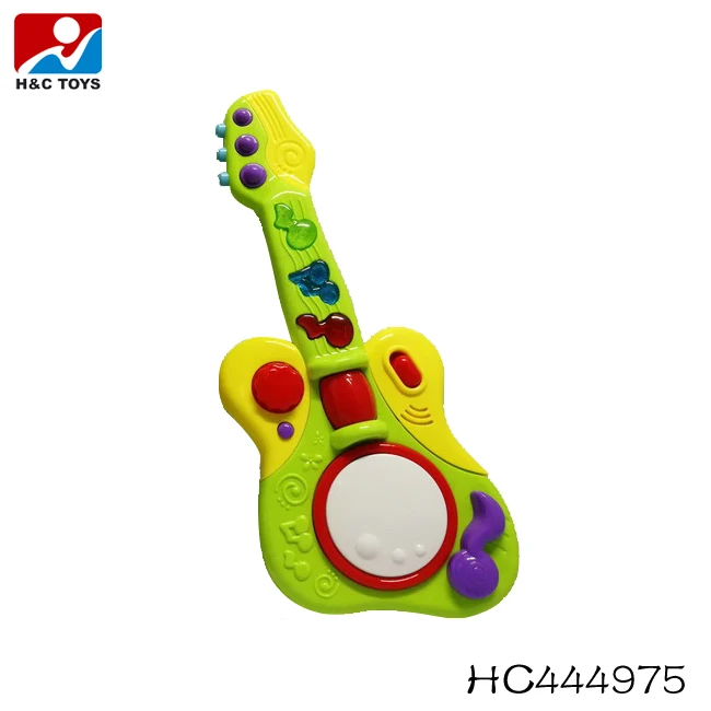 Kids 15 keys cartoon lion shape electric guitar toy with light and music