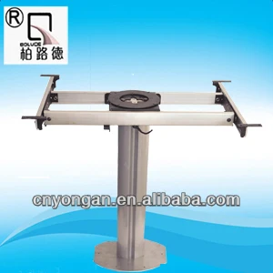 Прочный и надежный алюминиевого сплава на колесах фиксированной таблице ноги