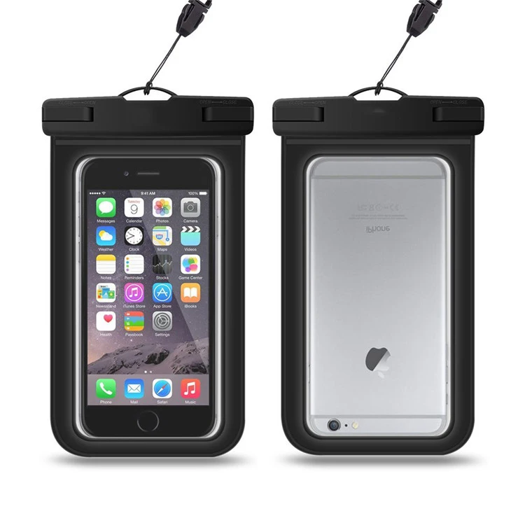 IPX8 PVC Cellphone Case Dry Bag Universal Waterproof Phone Pouch Bag for iPhone Samsung