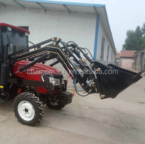 cheap best 100-180hp farm tractors with front end loader and back hoe