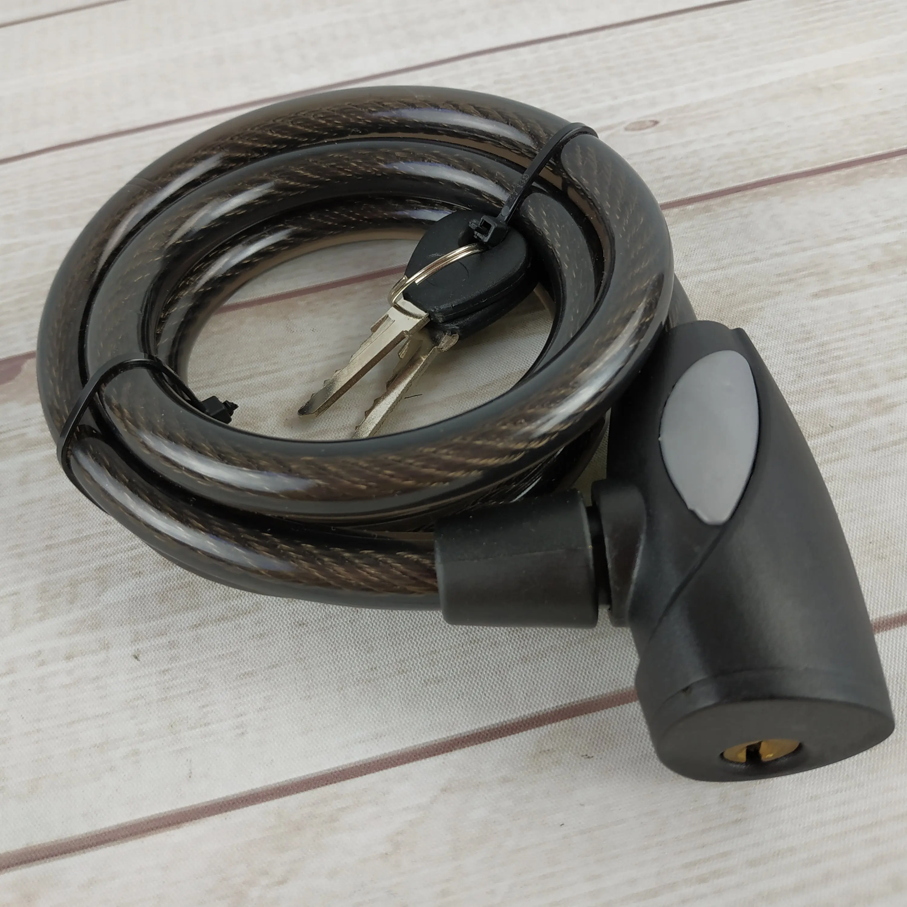 Hot Sale Bicycle Accessories Bike Cable Lock Folding Bicycle Lock with Keys Cable Motorcycle Locks