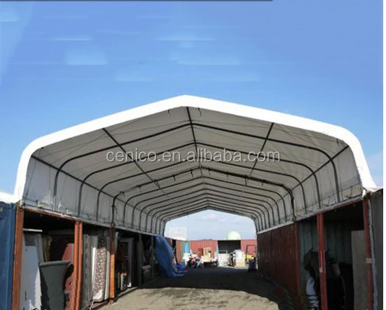 Container Roof Top Shelter , Fabric Container Mounted Storage shelter