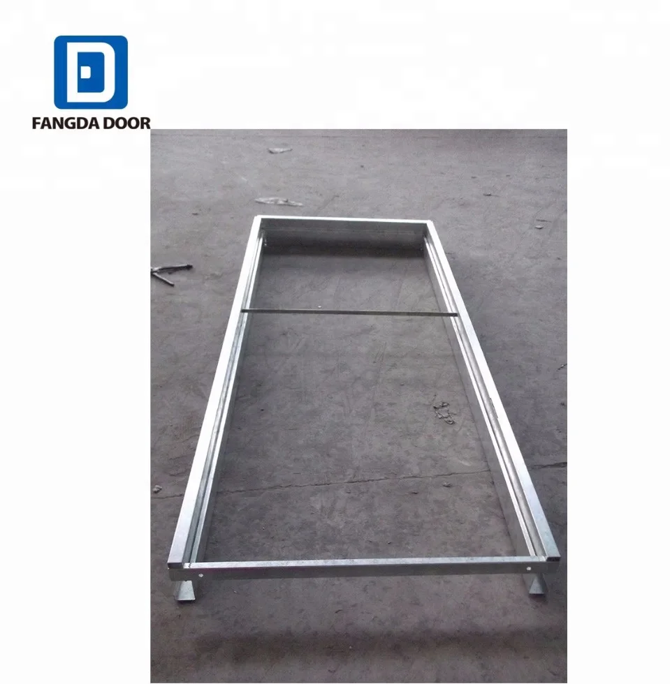 Knock down door frame, galvanized steel door frame