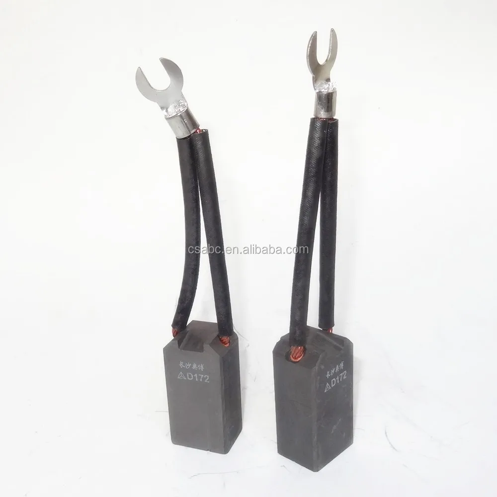 Электро-графитовой углеродной щёткой EG283