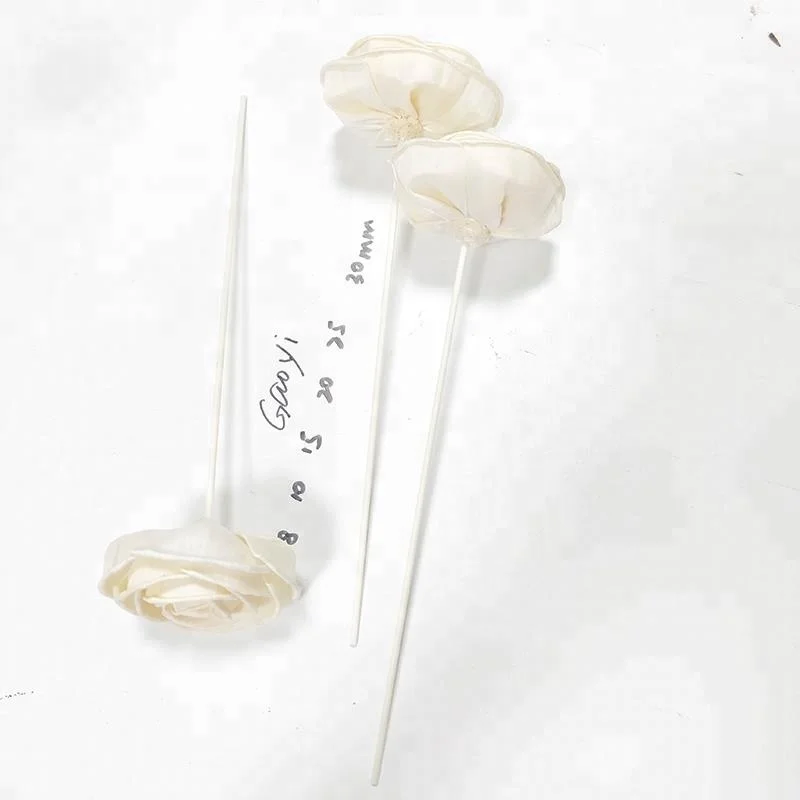 Estick Private Label Home Fragrance Scented Rattan Stick Dried Flowers Reed Diffuser Wood Sola Flowers For Air Freshening