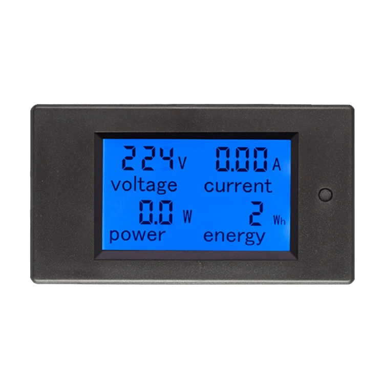 Single Phase 80-260V 20A Voltage Current Power Energy Digital AC Electric Power Monitor